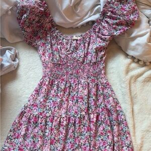 Floral Pink Dress